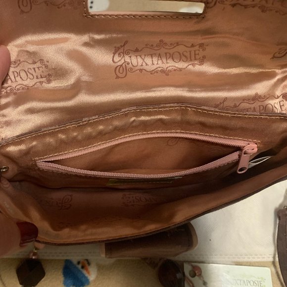 JUXTAPOSIE Handbag/Purse & Wallet Set, Interchangeable Straps Made in Uganda - Picture 10 of 11